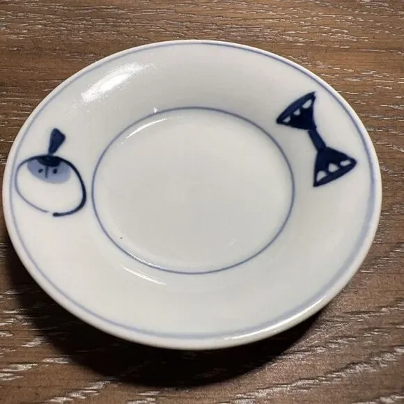 Vintage Japanese Blue Painted Teacup And Saucer‎ - Picture 7 of 8